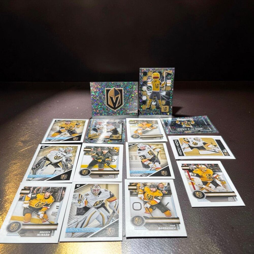 2024-25 Topps NHL Stickers Foil Base Mascot Hyper Stars Team Lot Vegas Knights